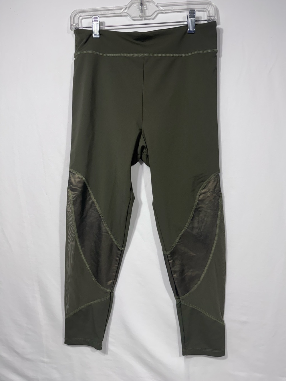 Cushnie et Ochs Olive Cutout Leggings, Size M